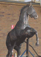 Horse sculpture